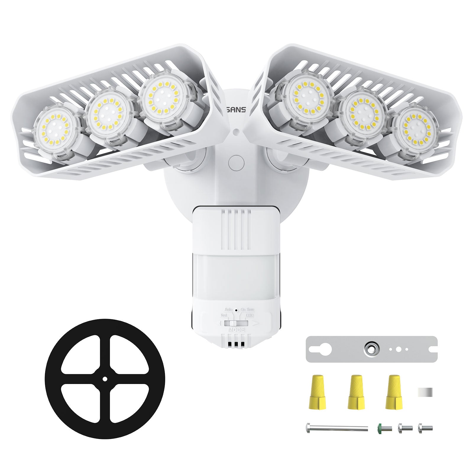 38W LED Security Light (Dusk to Dawn & Motion Sensor)(US CA ONLY)