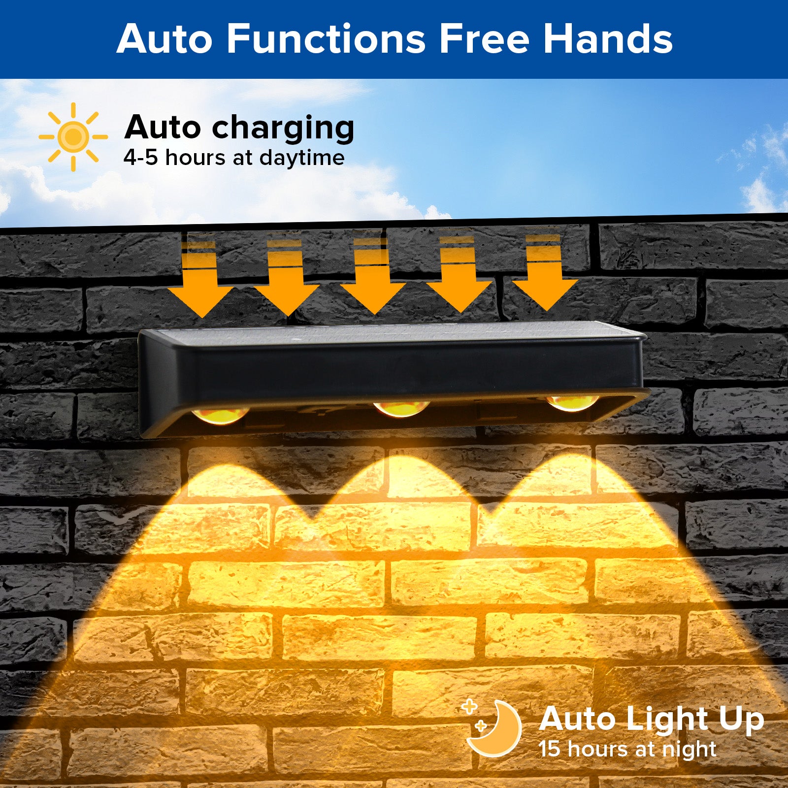 SANSI Solar Deck Lights for Outdoor(US ONLY)