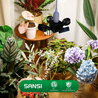 Lampada LED per coltivazione SANSI da 40 W con ali pieghevoli e telecomando