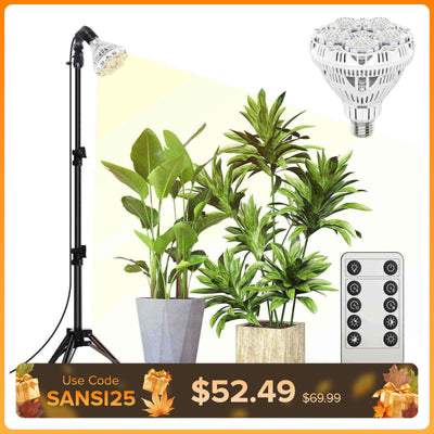 BR30 30W Verstellbare Stativ-Pflanzenlampe mit Fernbedienung (NUR USA/Kanada)