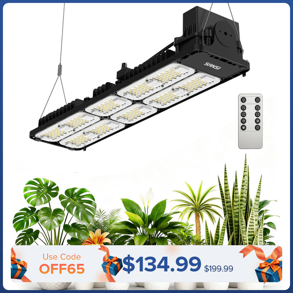 Lampada LED da coltivazione SANSI da 100 W | Telecomando
