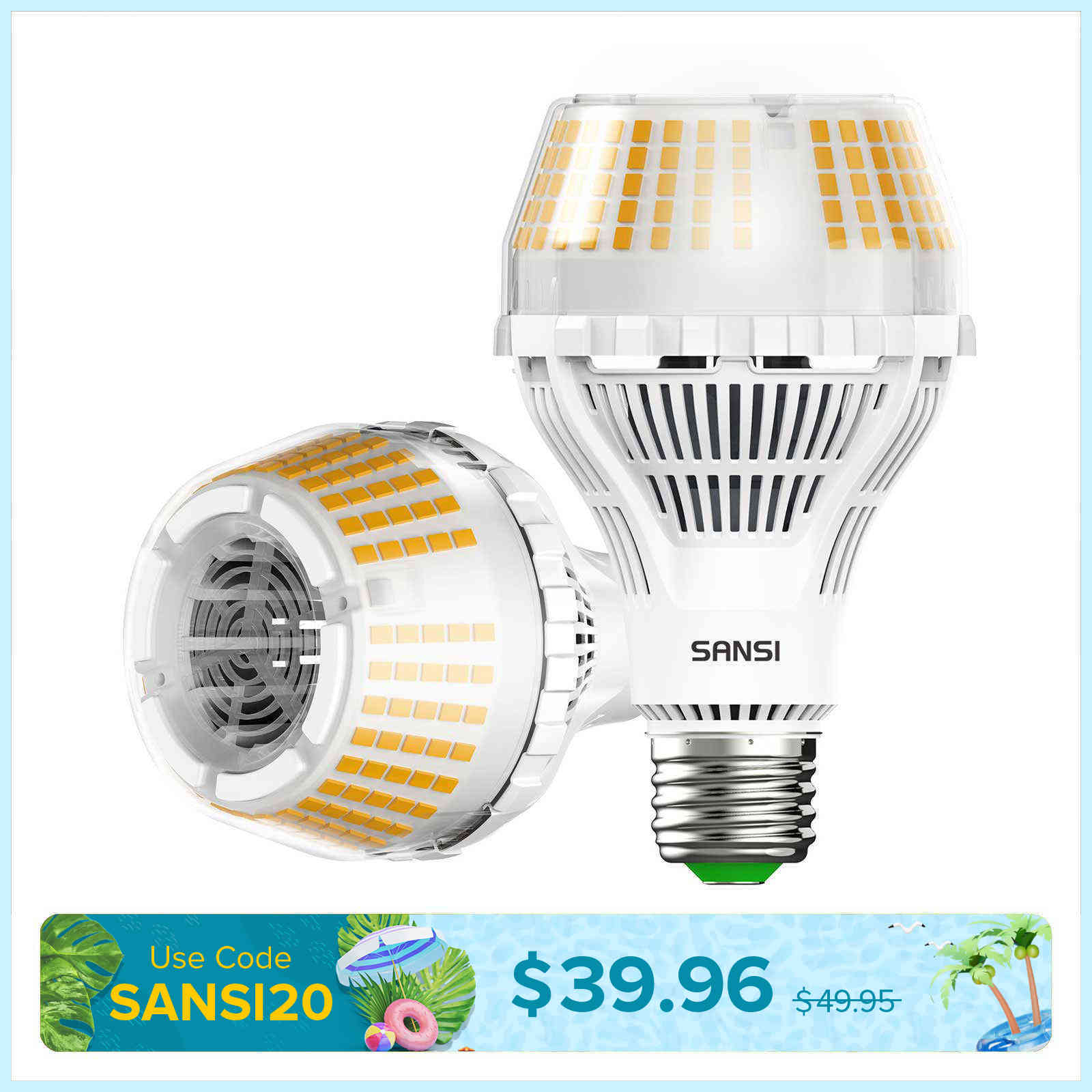 Upgraded (Non-)Dimmable A21 27W LED 3000K/5000K Light Bulb(US/CA ONLY)