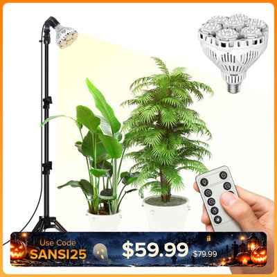 BR30 40W Verstellbare Stativ-Pflanzenlampe mit Fernbedienung