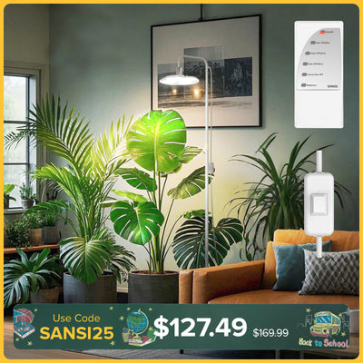 SANSI 100W Tall Standing Grow Light With Remote Control (US/CA ONLY)