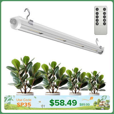 SANSI T8 25W LED Grow Light | Remote Control