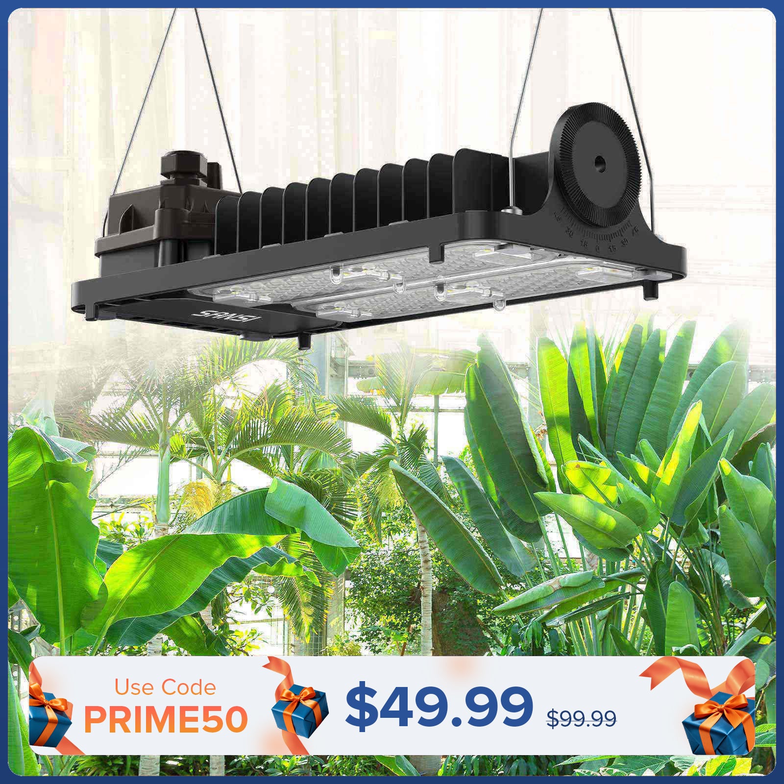 Lampada LED da coltivazione dimmerabile da 100 W