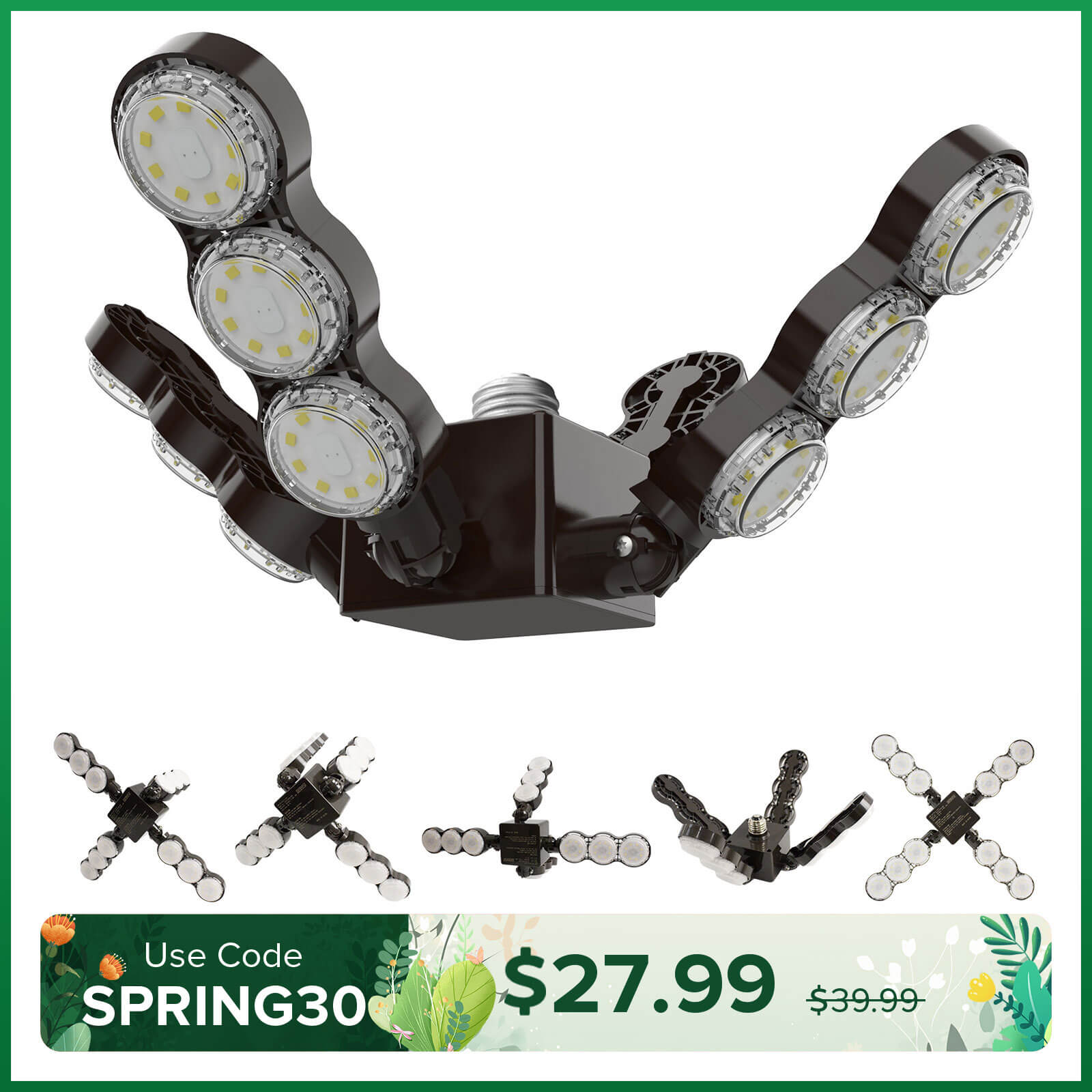 Upgraded A19 13W LED 3000K/5000K Light Bulb (US ONLY)