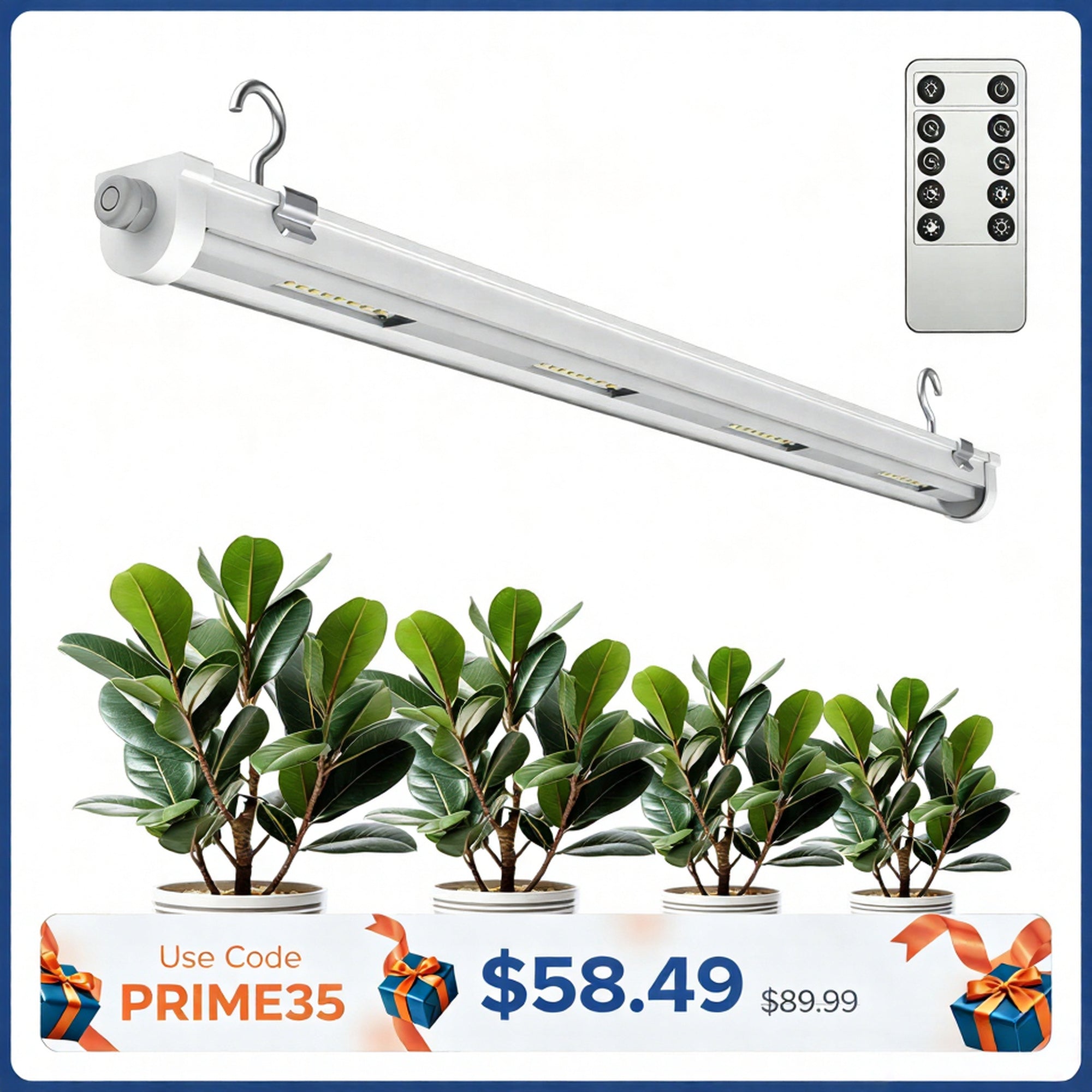 Lampada LED per la coltivazione SANSI T8 25W | Telecomando