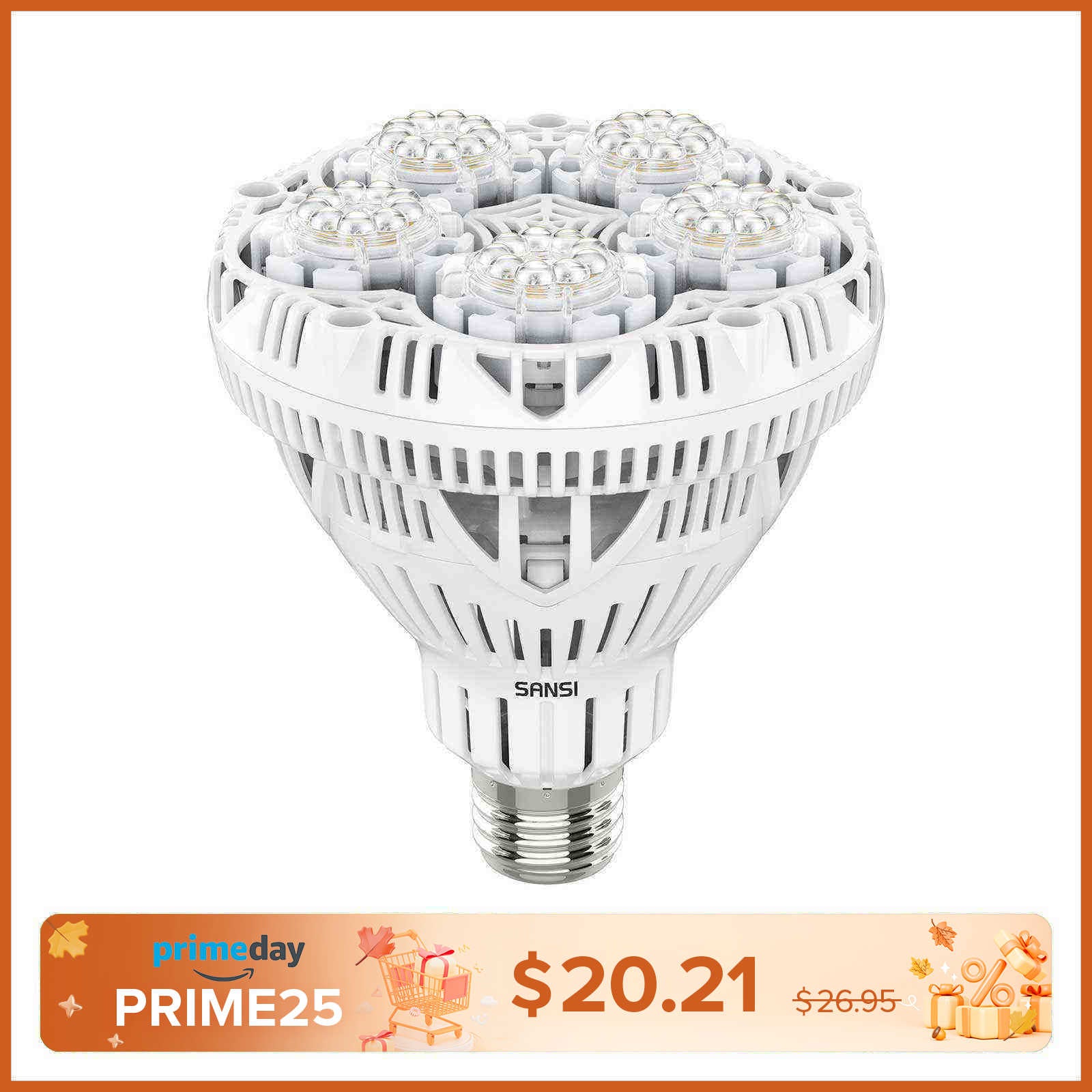 BR30 24W LED Grow Light Bulb