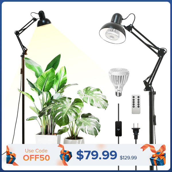SANSI 32W Floor Standing LED Grow Light with Remote Control(US ONLY)