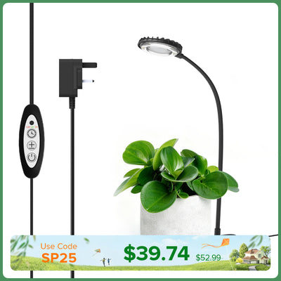 SANSI 12W Tabletop LED Grow Light (EU/UK ONLY)