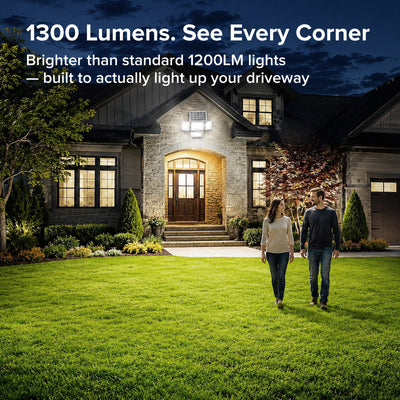 45 W LED-Sicherheitsleuchte (Dämmerung bis Morgengrauen &amp; Bewegungssensor) NUR EU/UK