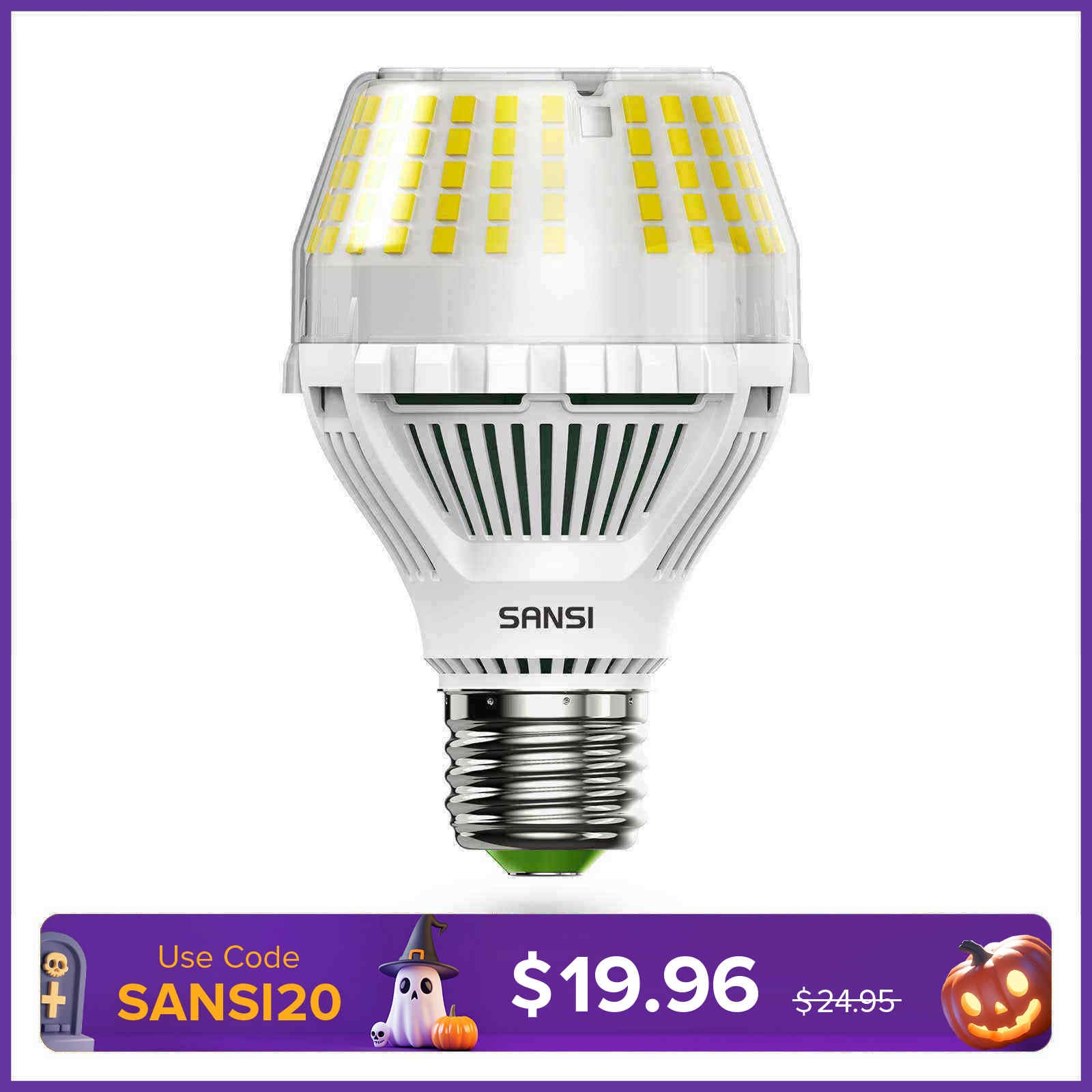 Upgraded Dimmable A19 17W LED 3000K/5000K Light Bulb(US/EU ONLY)