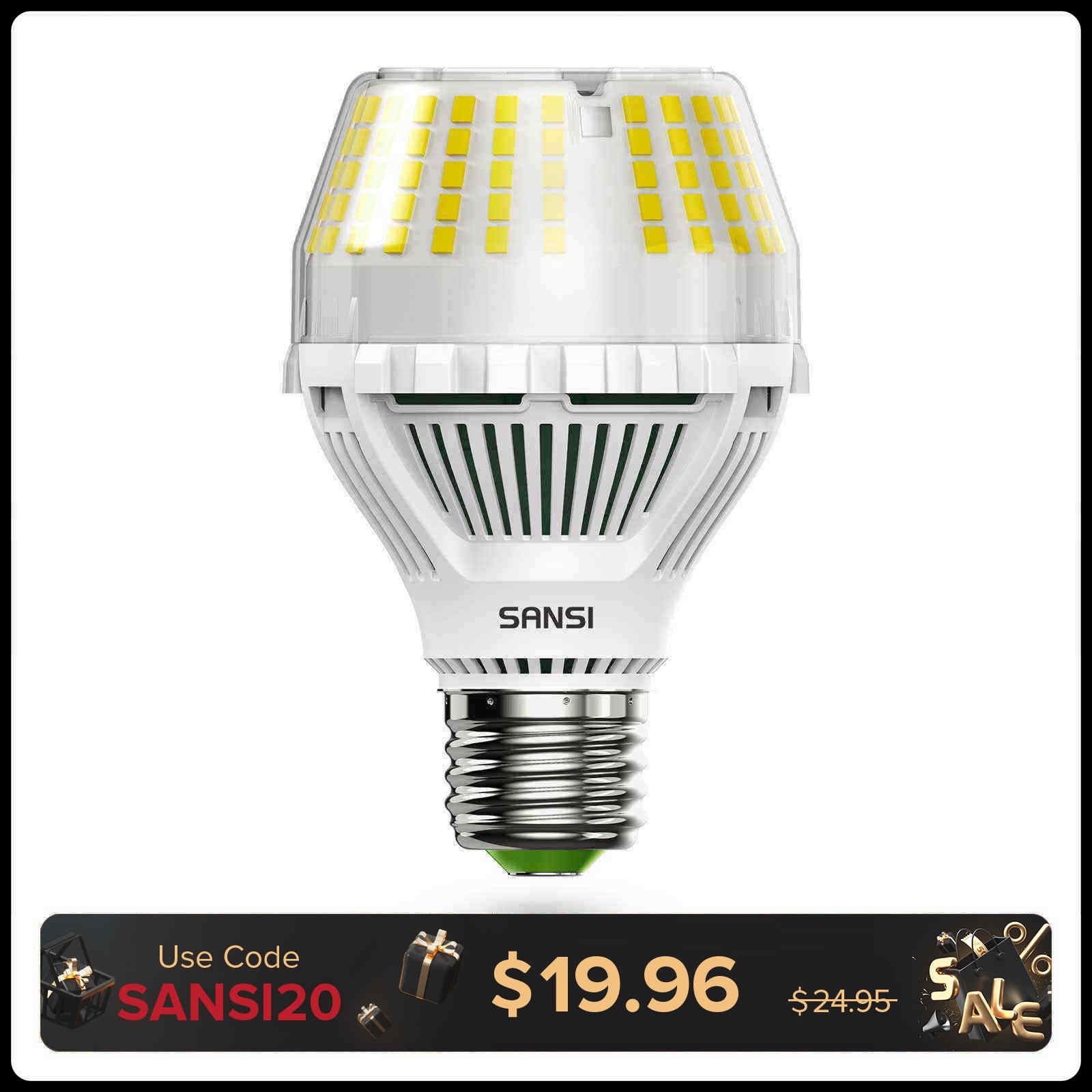 Upgraded Dimmable A19 17W LED 3000K/5000K Light Bulb(US/EU ONLY)
