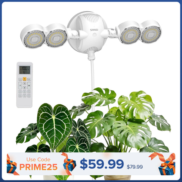 SANSI 30W LED Wall Mounted Grow Light with Remote Control (US ONLY)