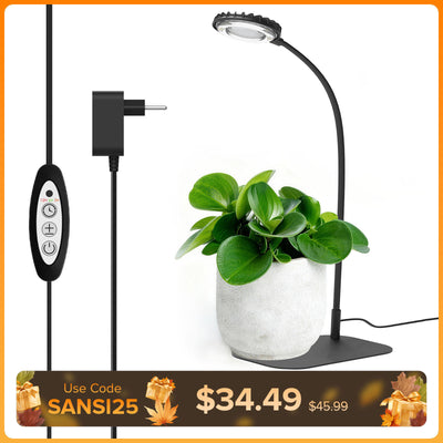 SANSI 12W Tabletop LED Grow Light (EU/UK ONLY)
