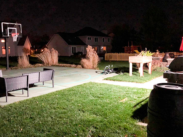 Security light application scenario：Doorstep.