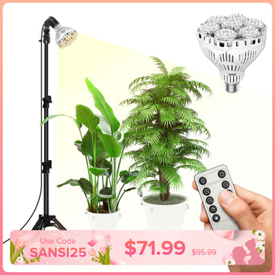 BR30 40W Verstellbare Stativ-Pflanzenlampe mit Fernbedienung