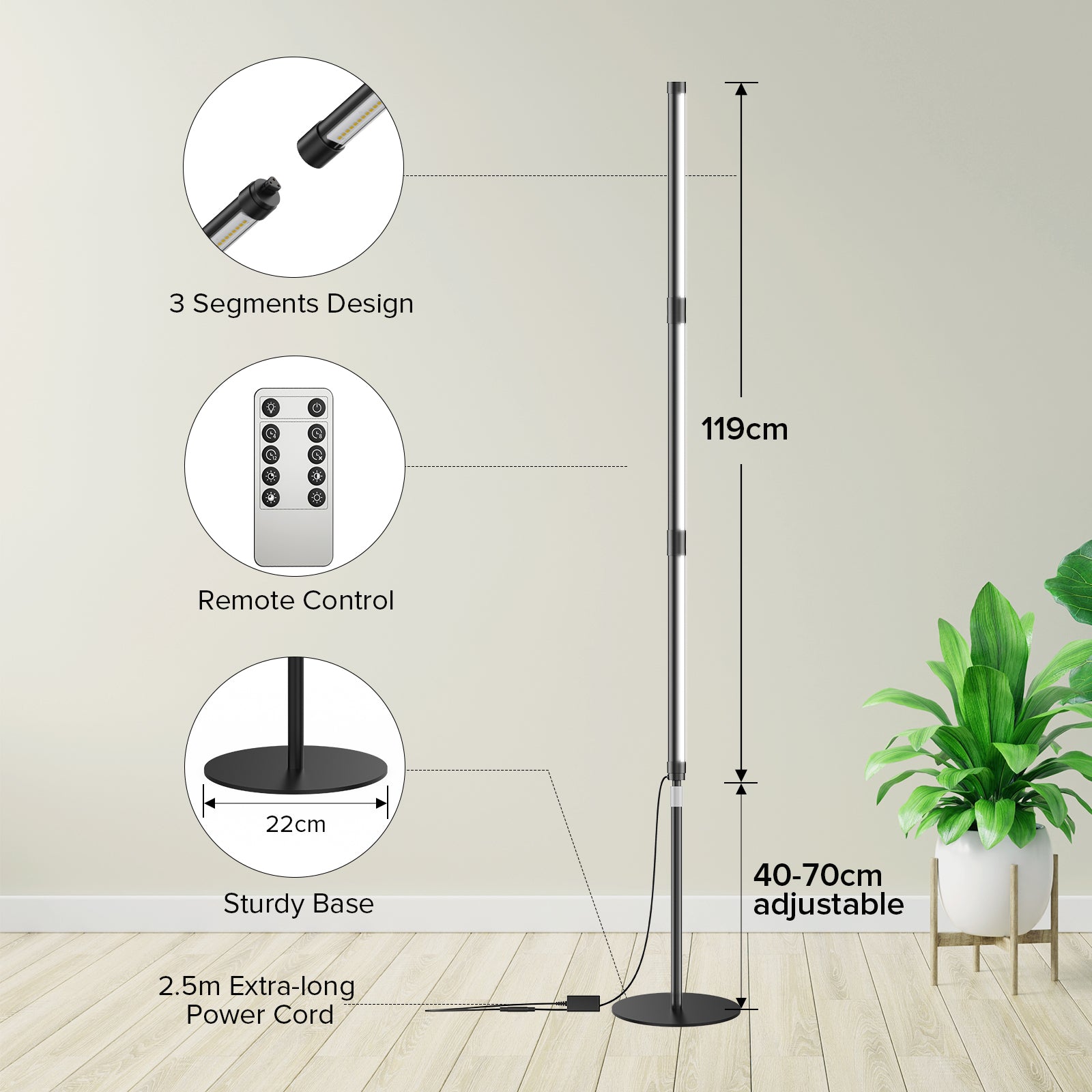 55W LED Grow Light for Indoor Plants - SANSI T10 Pro – SANSI Lighting