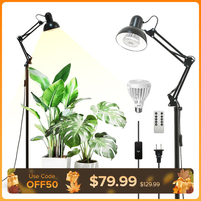 SANSI 32W Floor Standing LED Grow Light with Remote Control(US ONLY)