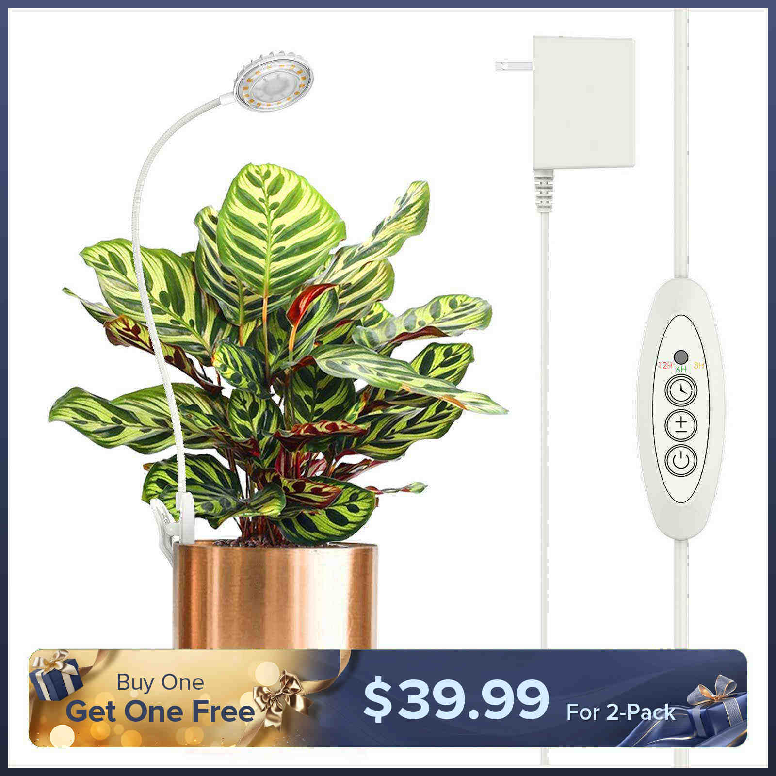 Upgraded 10W Pot Clip Led Grow Light (US ONLY)
