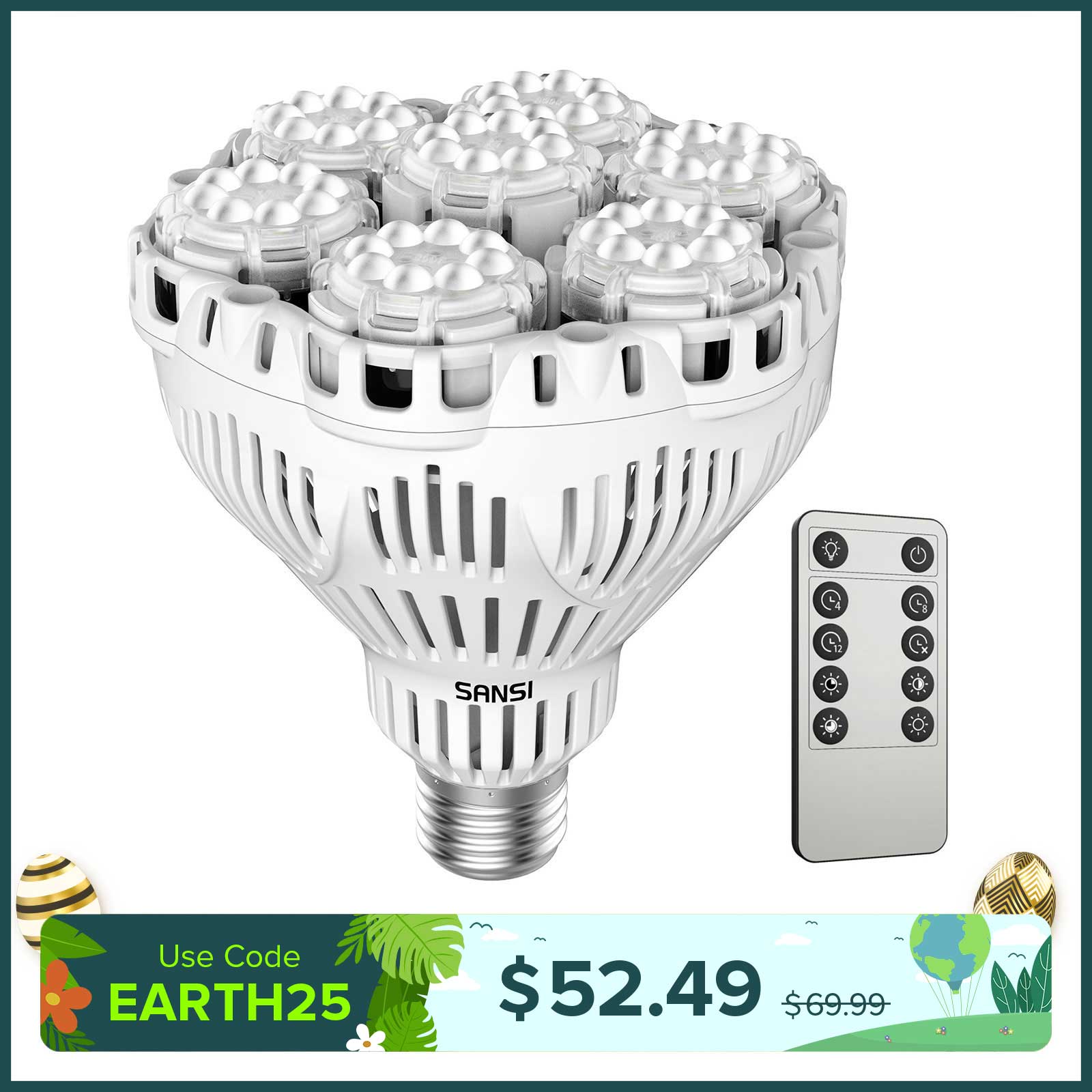 BR30 40W LED-Wachstumslampe mit Fernbedienung (NUR USA)