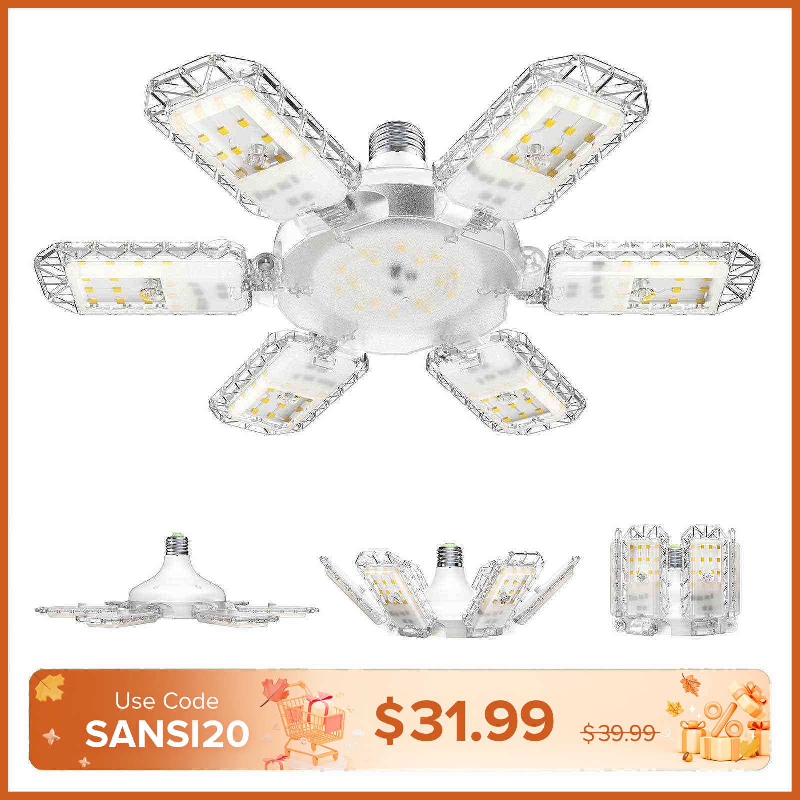 60W Panel Garage Light (US ONLY)