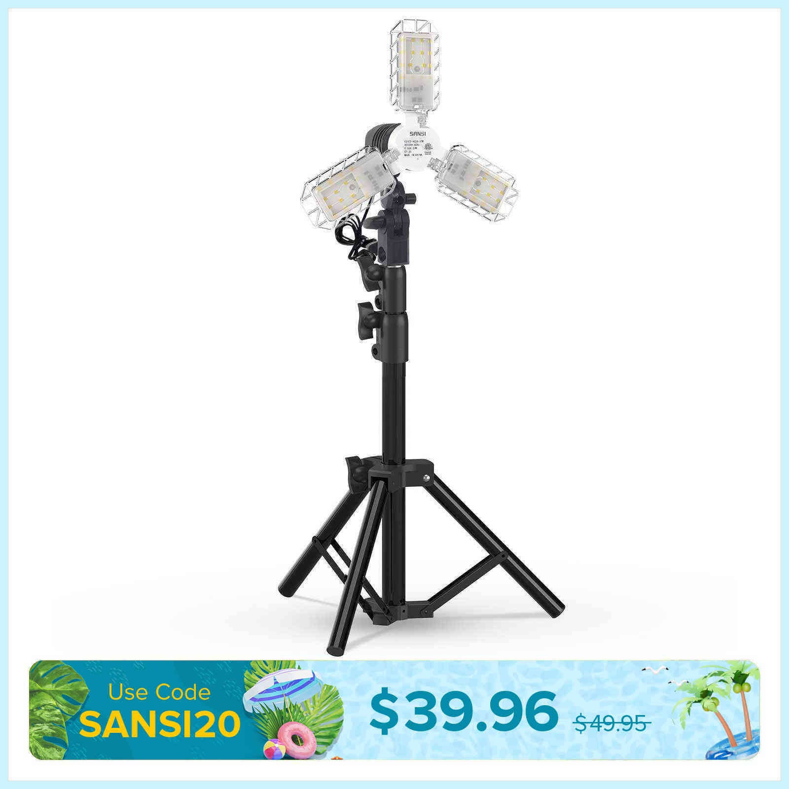 30 W verstellbare LED-Arbeitsleuchte mit Ständer (NUR USA)