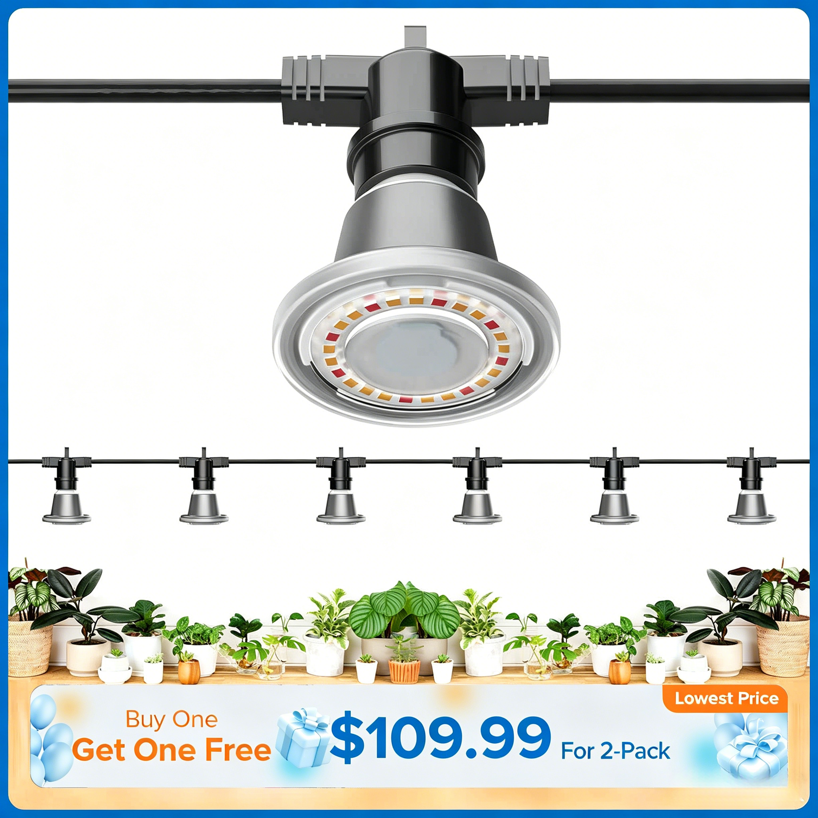 Hanging Grow Light String(EU ONLY)