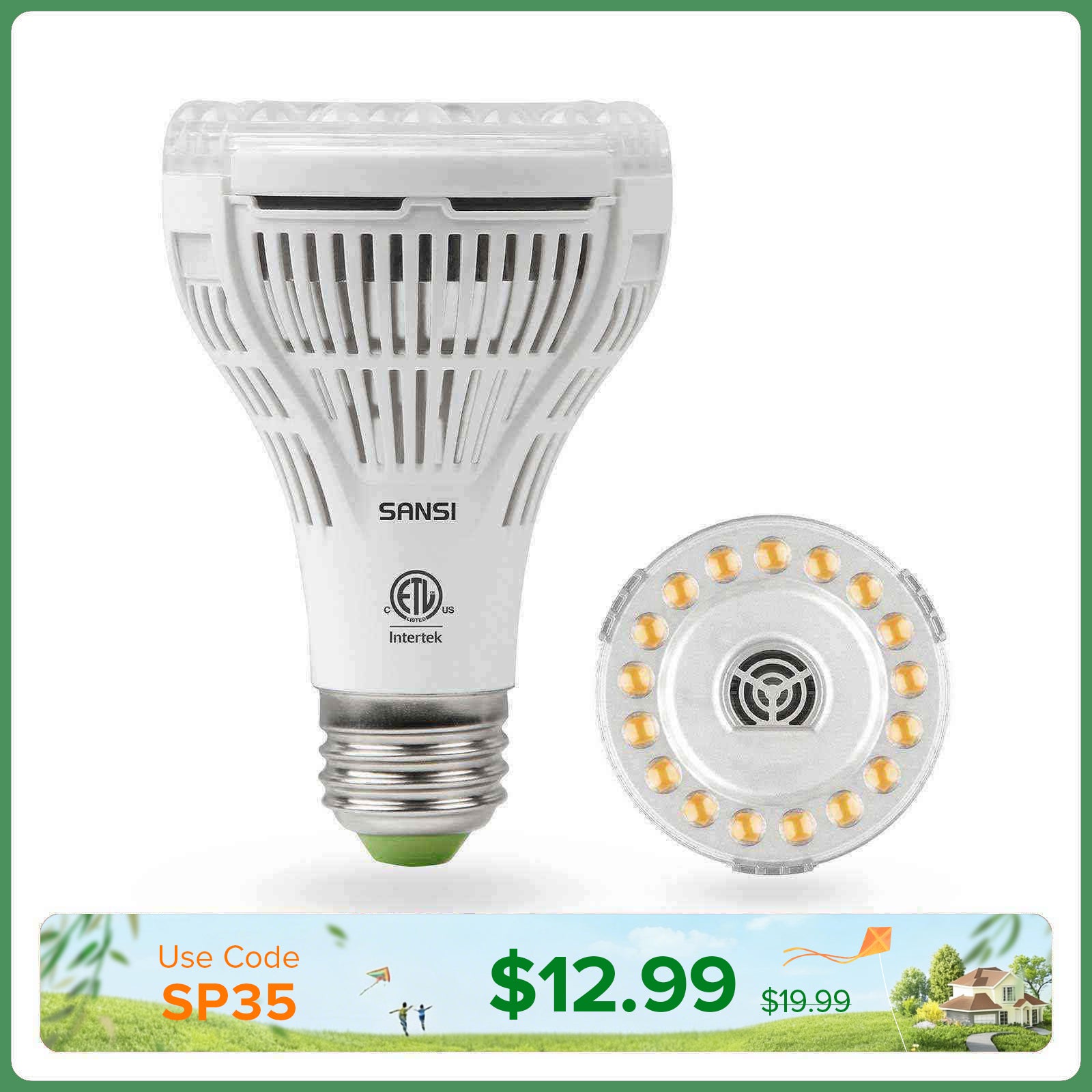 PAR25 15W LED Grow Light Bulb
