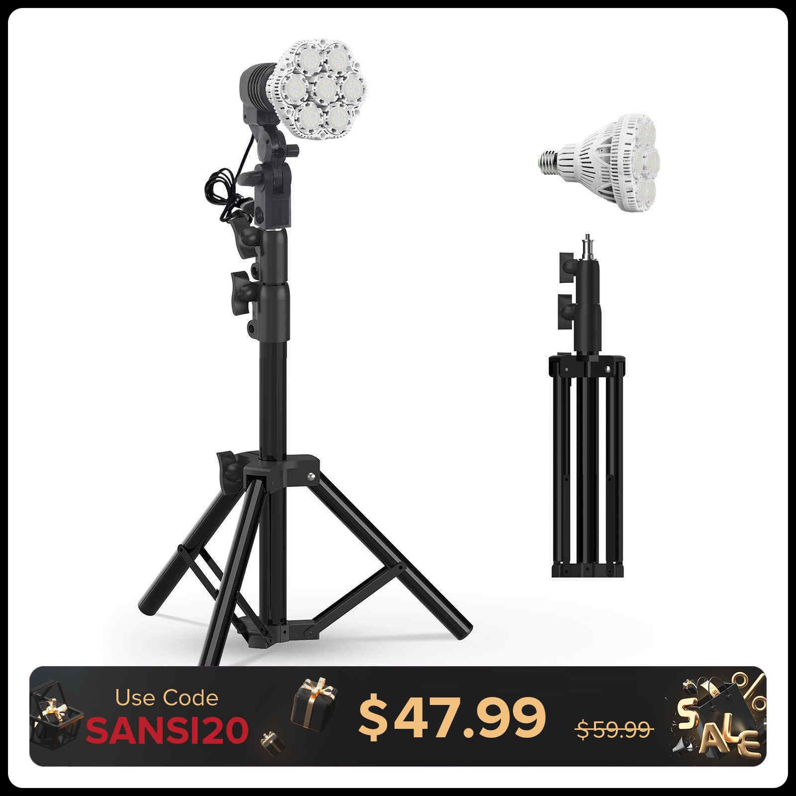 BR30 40W LED-Arbeitsleuchte mit Ständer (NUR USA)