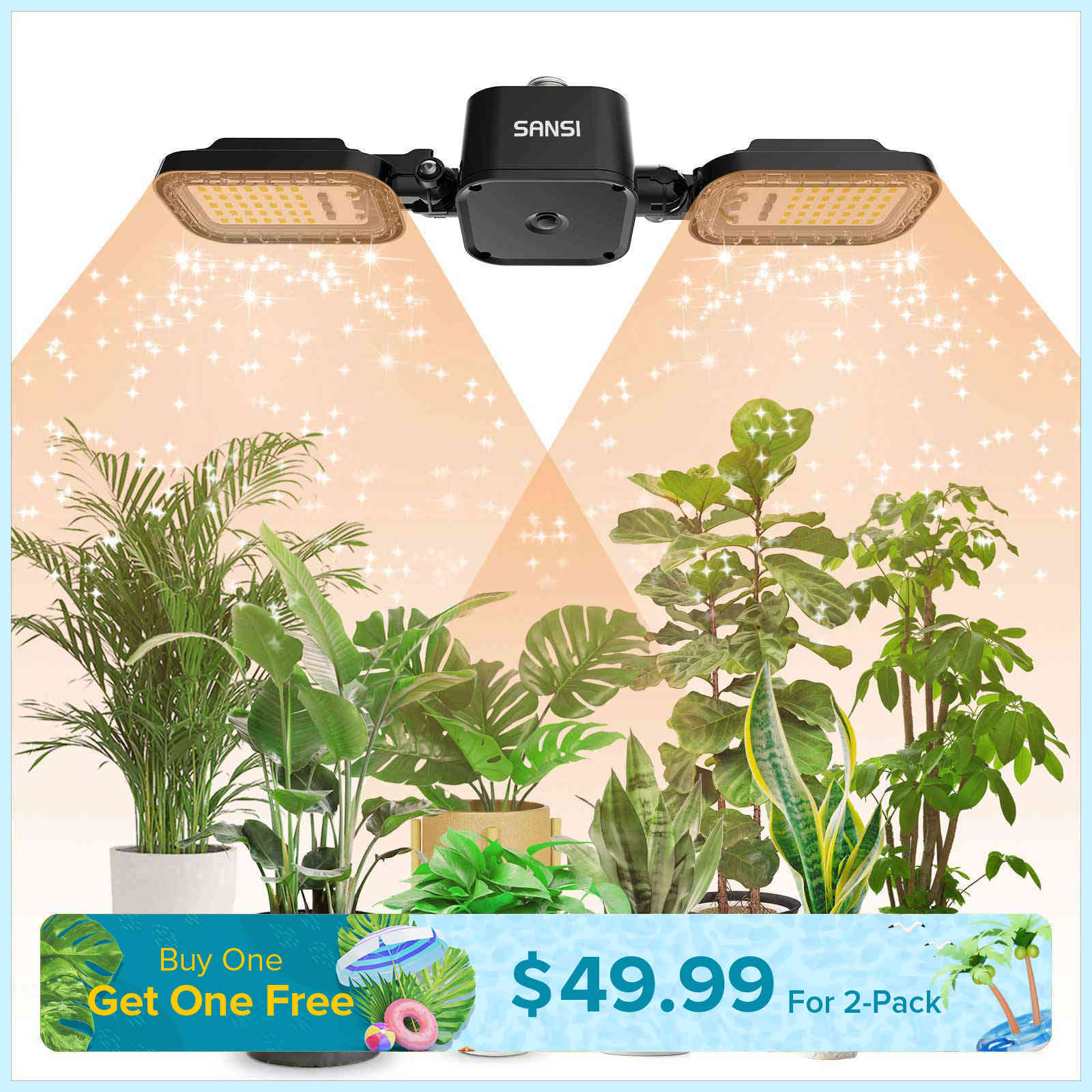 60W Panel Led Grow Light (US ONLY)