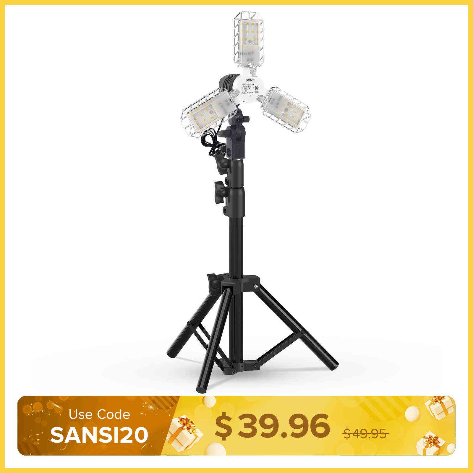 30W Adjustable Panel Led Work Light with Stand (US ONLY)