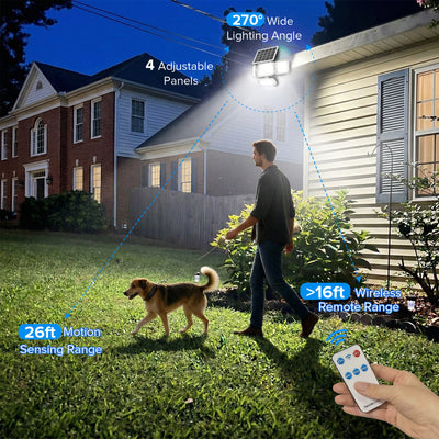 45 W LED-Sicherheitsleuchte (Dämmerung bis Morgengrauen &amp; Bewegungssensor) NUR EU/UK