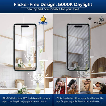 A19 35 W 5000 K LED-Glühbirne (NUR USA)