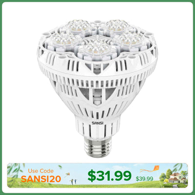 Lampadina LED per la coltivazione BR30 da 24 W