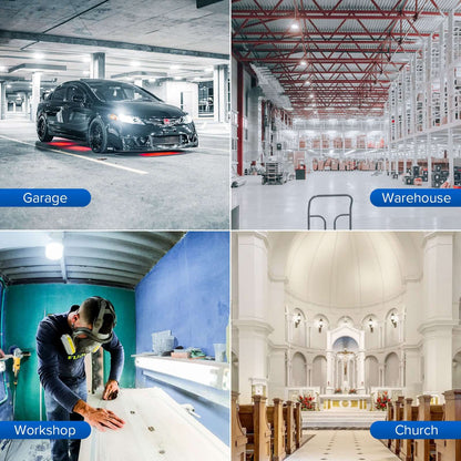 A21 60W LED 5000K Light Bulb (US ONLY) can be used in wide applications，workshop、warehouse、garage and so on.