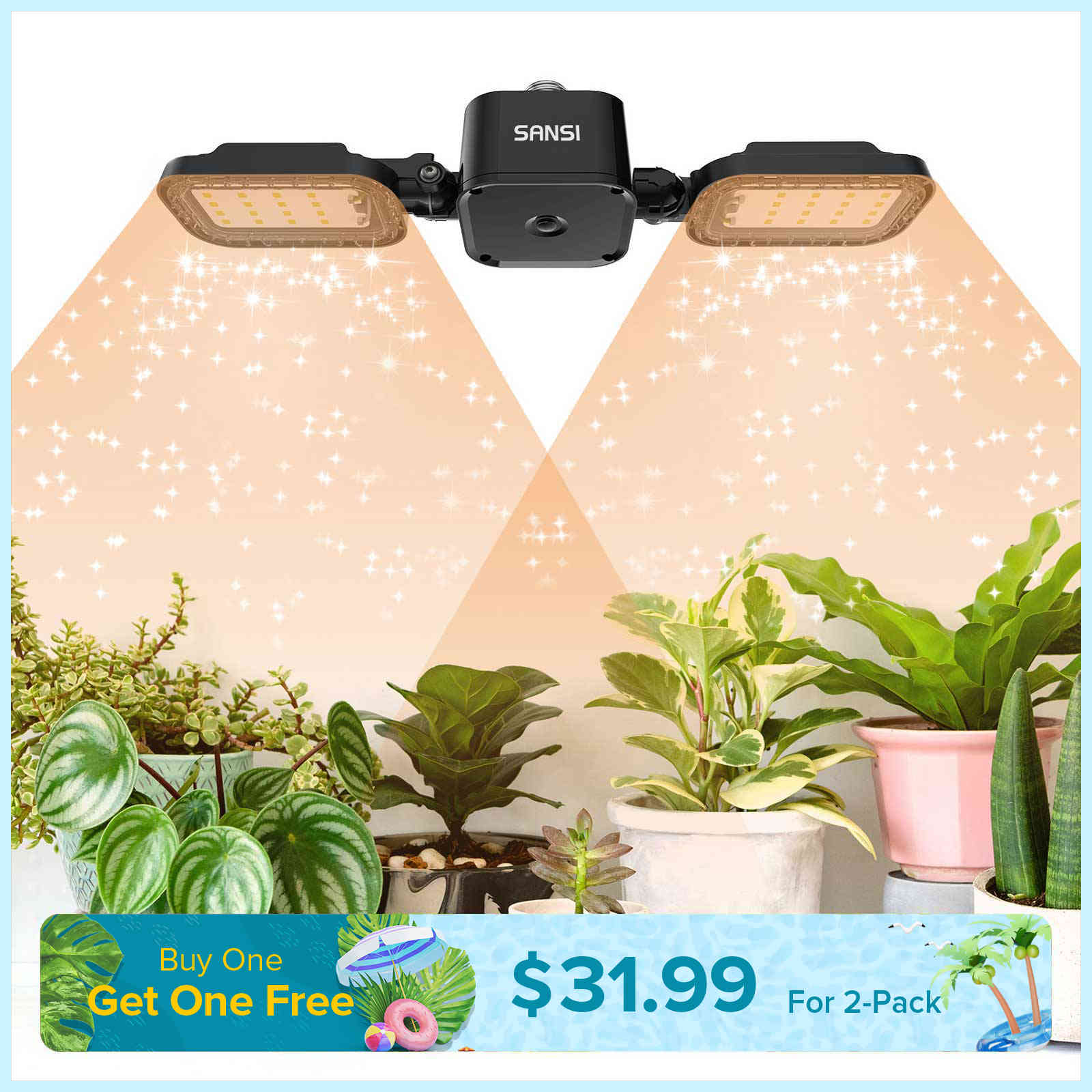 30W Panel LED Grow Light (US ONLY)