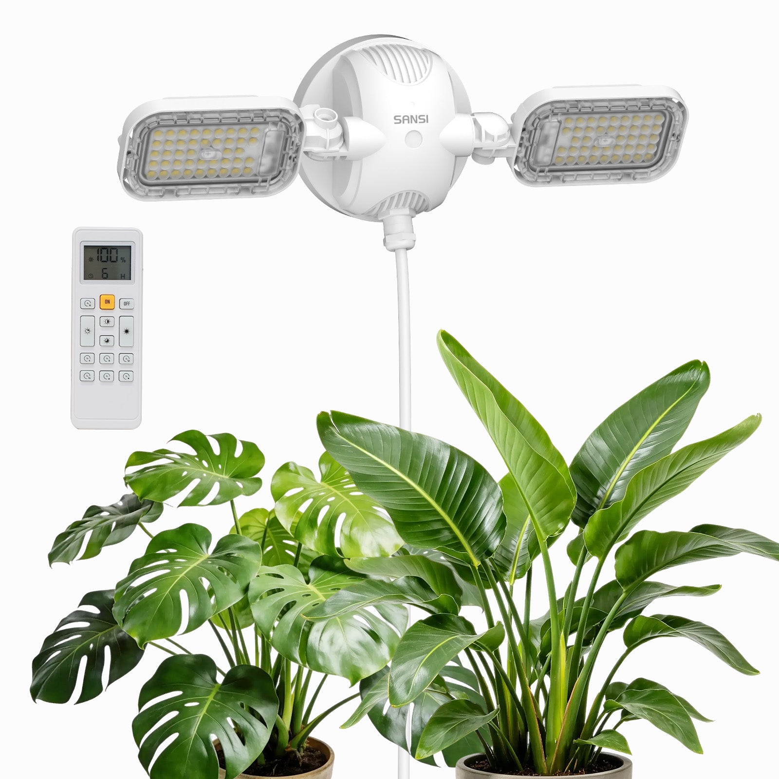 SANSI 60W LED Wall Mounted Grow Light with Remote Control (US ONLY)