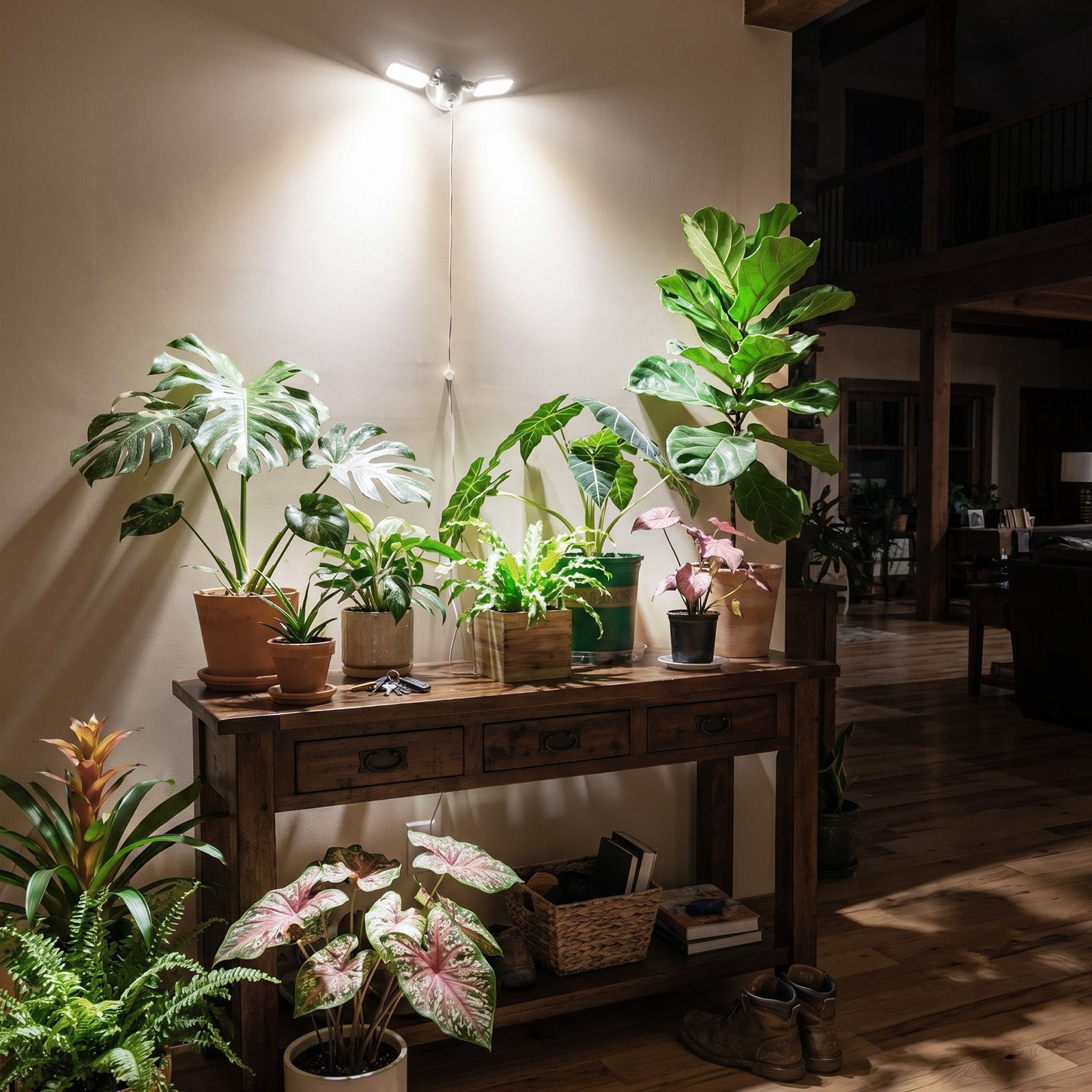 SANSI 60W LED Wall Mounted Grow Light with Remote Control (US ONLY)