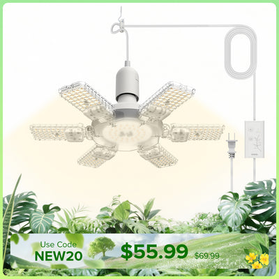 SANSI 60W Folding Wings LED Grow Light (US ONLY)