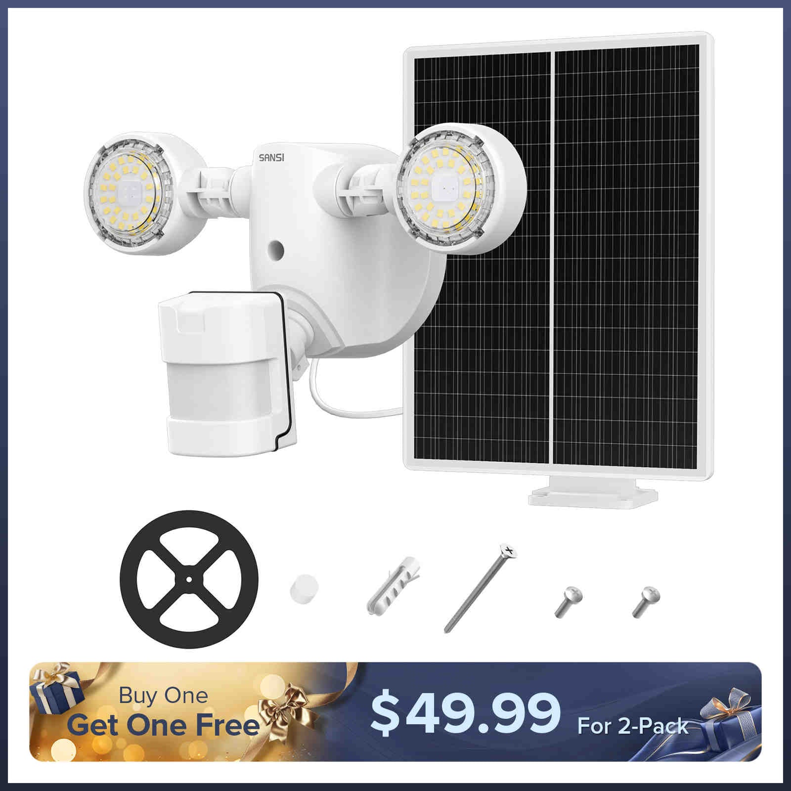 3.5W Outdoor Solar Security Light (Motion Sensor)(US ONLY)