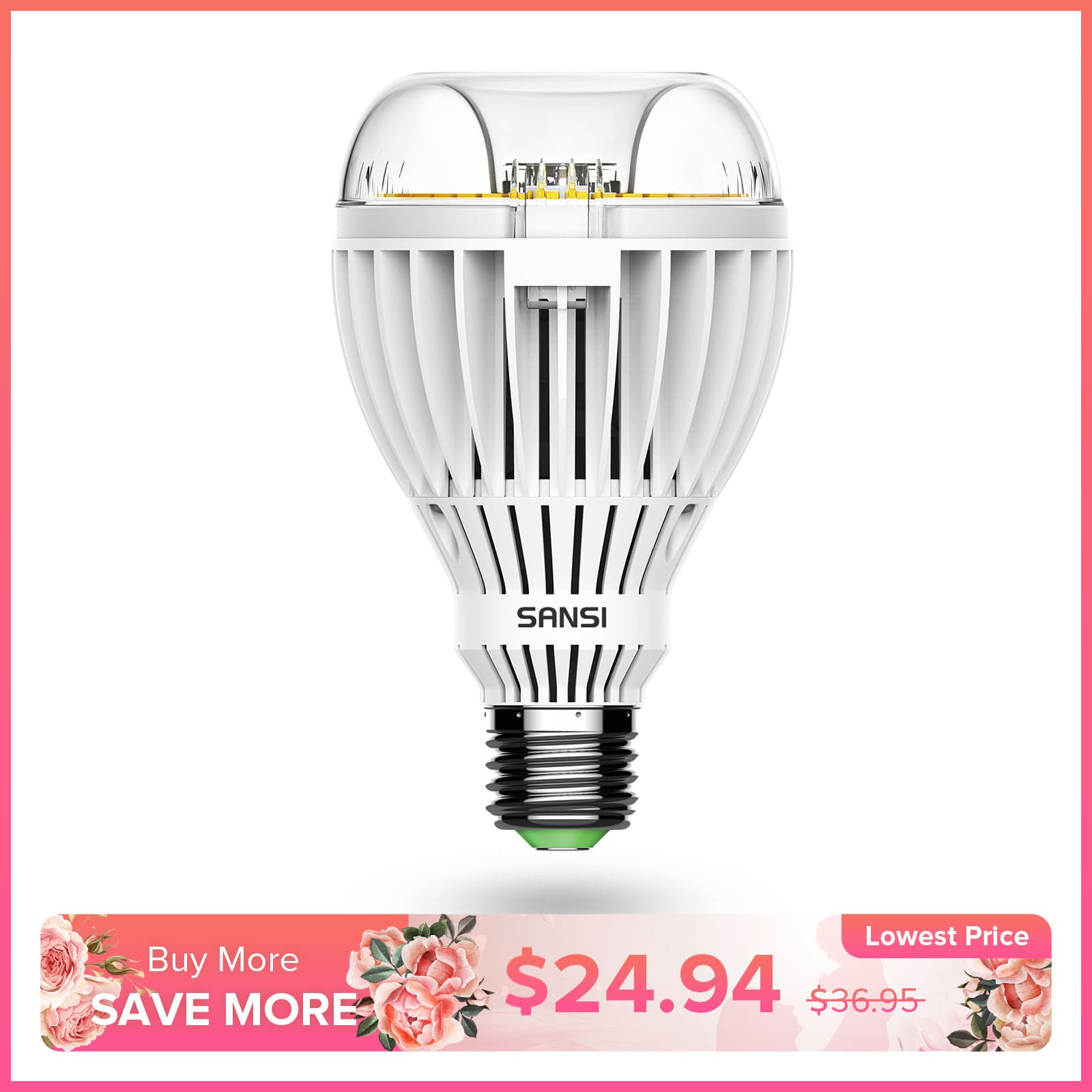 A21 36W LED 3000K/5000K Light Bulb (US/CA ONLY)
