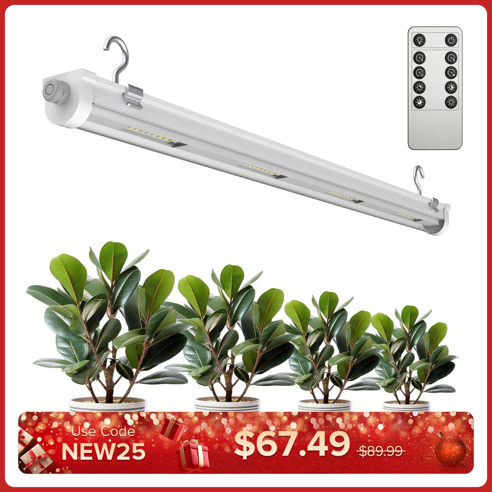 SANSI T8 25 W LED-Wachstumslicht (NUR USA)