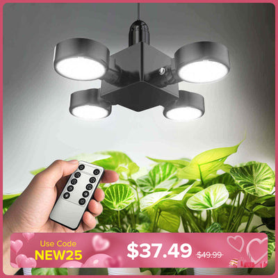 Lampada LED per coltivazione SANSI da 40 W con ali pieghevoli e telecomando