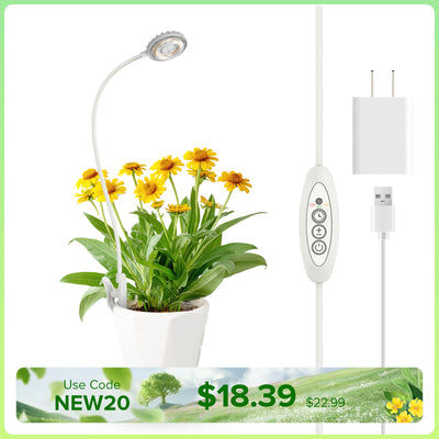 SANSI 7W Pot Clip LED Grow Light (US ONLY)