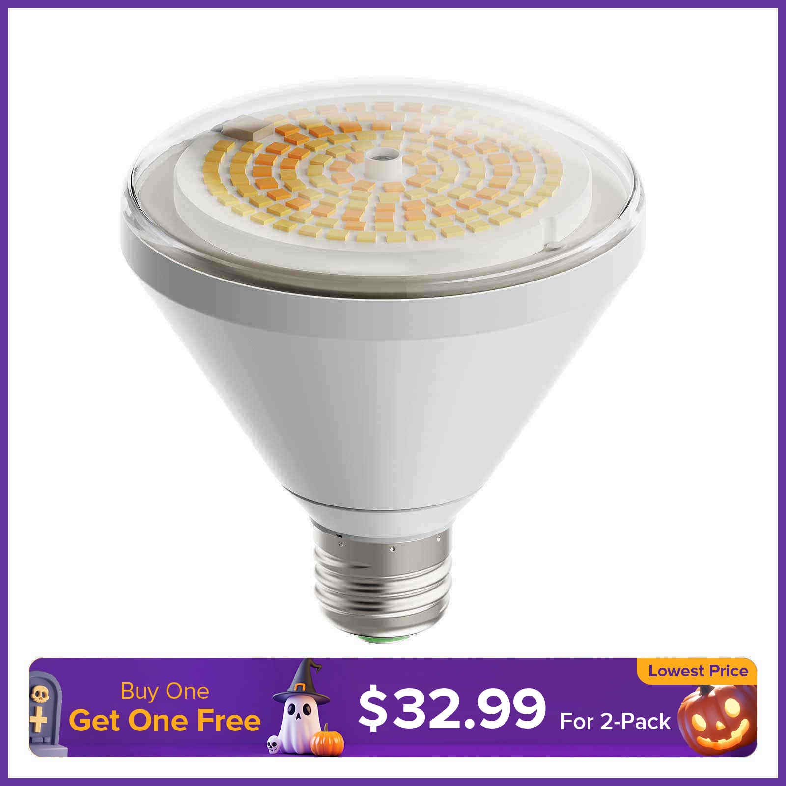 BR30 24W Waterproof LED Grow Bulb