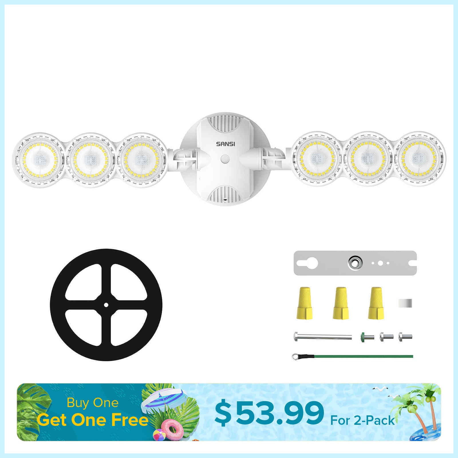 45W LED Security Light (Dusk to Dawn)(US ONLY)