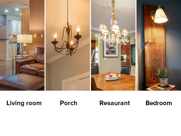 E12 Chandelier led light bulb suitable for living room, bedroom, porch and restaurant