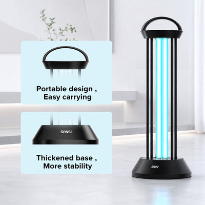 SANSI 42W Portable UV Light Sanitizer with Remote Control (US ONLY)